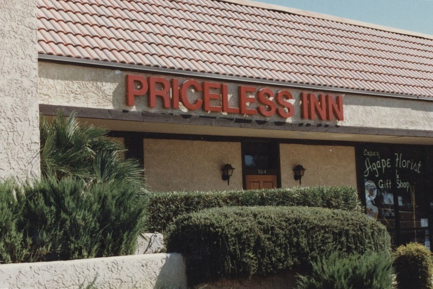 Now-defunct Tempe bar the Priceless Inn. - TEMPE HISTORY MUSEUM