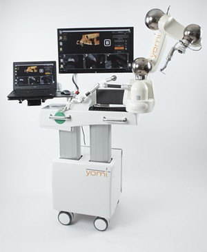 This robot, named Yomi, is assisting with dental surgeries in Chandler. - NEOCIS, INC.