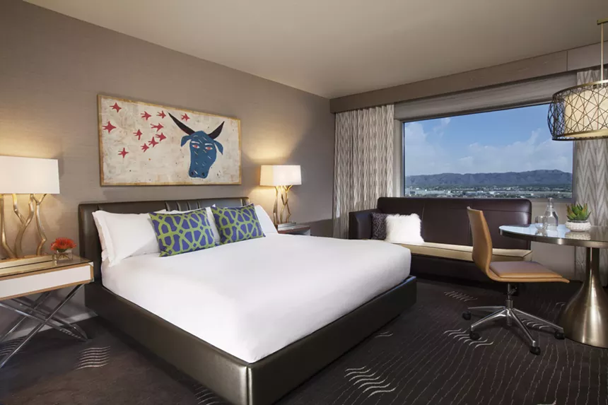 A room at the Kimpton Hotel Palomar Phoenix. - KIMPTON HOTEL PALOMAR PHOENIX