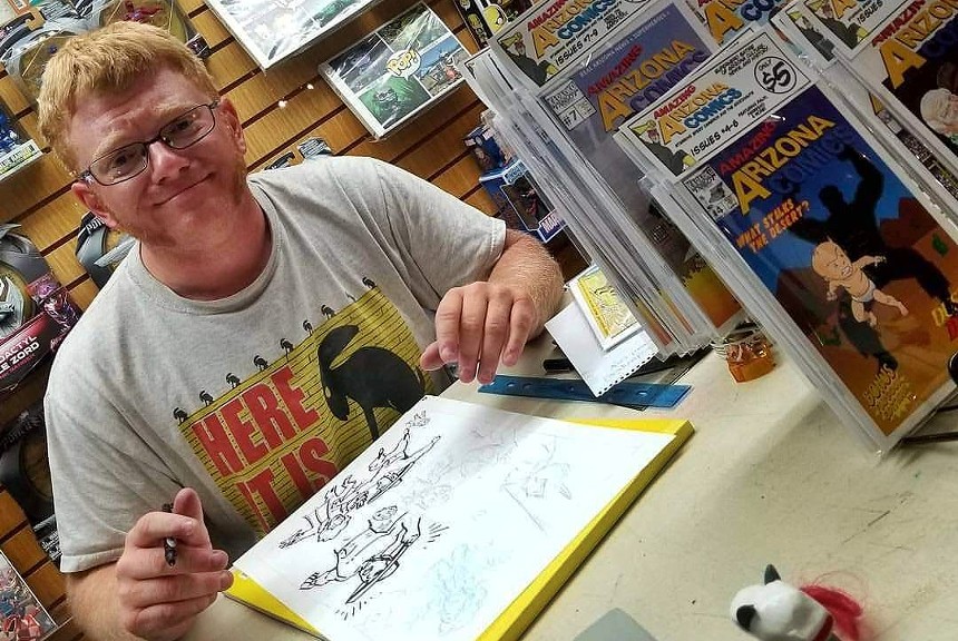 Local comic book creator Russ Kazmierczak.  - SHAWNTE ORION