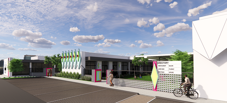 Designer Rocco Menaguale hopes to create a mid-century modern look for Royale PHX. - ROCCO DESIGNS & MAURA GONZALEZ