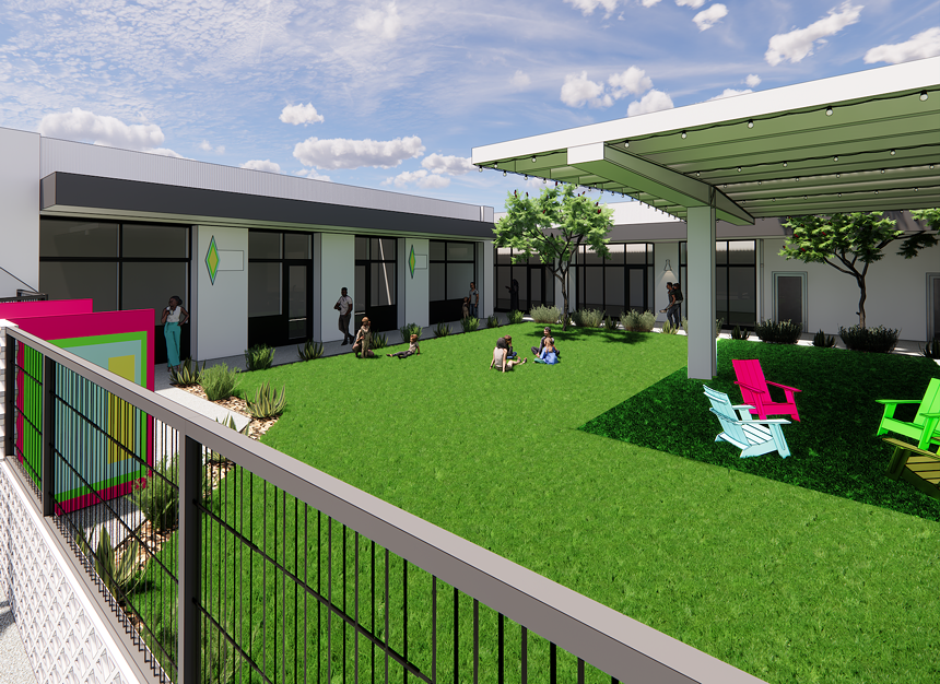 Howard wants Royale PHX to be a gathering spot for the community. - ROCCO DESIGNS & MAURA GONZALEZ