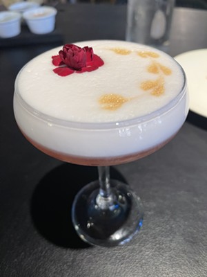 The Maria Bonita cocktail is a mix between a margarita and a pisco sour.  -TIRION MORRIS