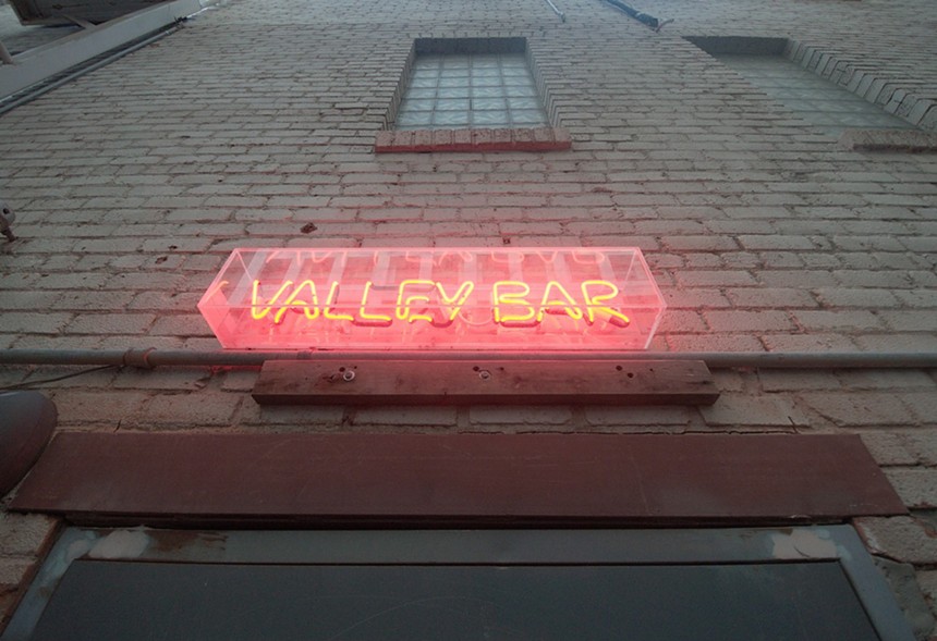 Entrance to Valley Bar in downtown Phoenix.  - Benjamin Leather