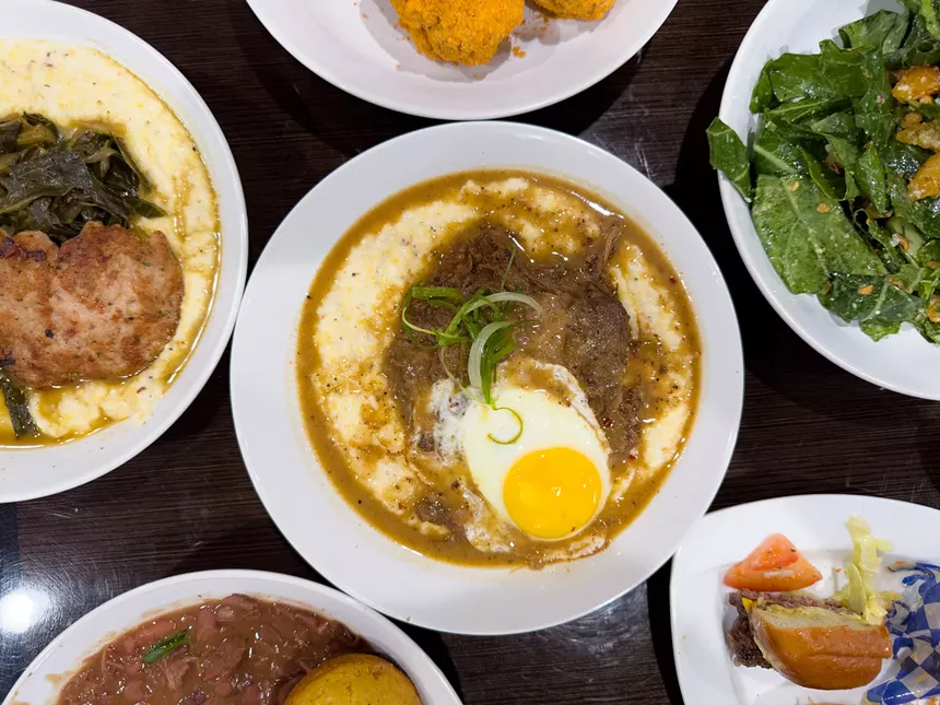 Debris and grits at CC's on Central.