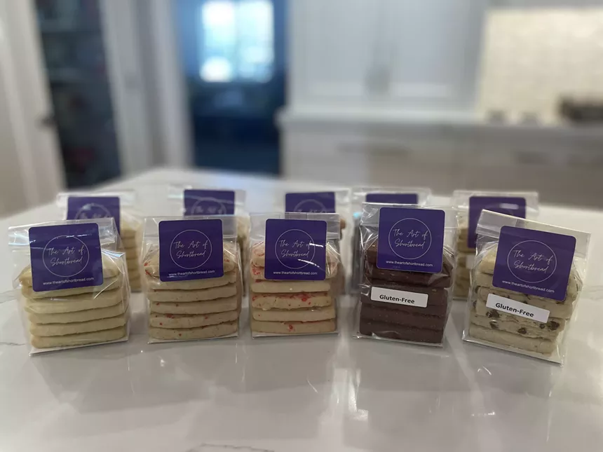 Cookie bags from The Art of Shortbread.