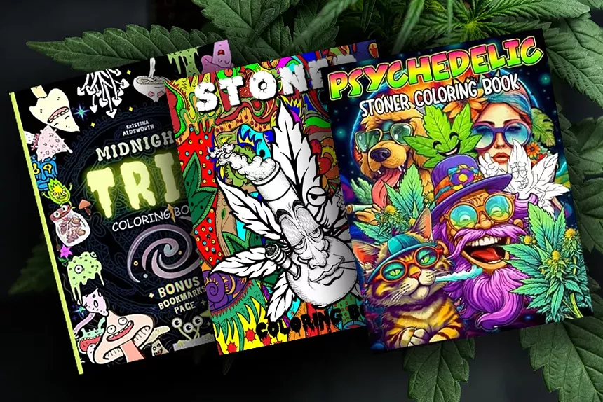 stoner coloring book