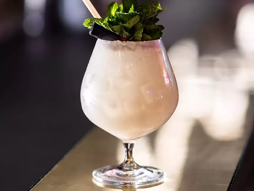 The Ivory Jungle mocktail at Quartz.