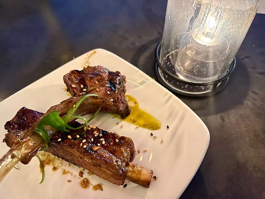 Lamb chop and rib at Kasai.