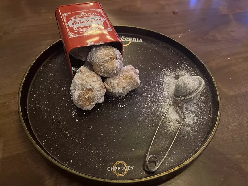 Zeppole at The Rosticceria.