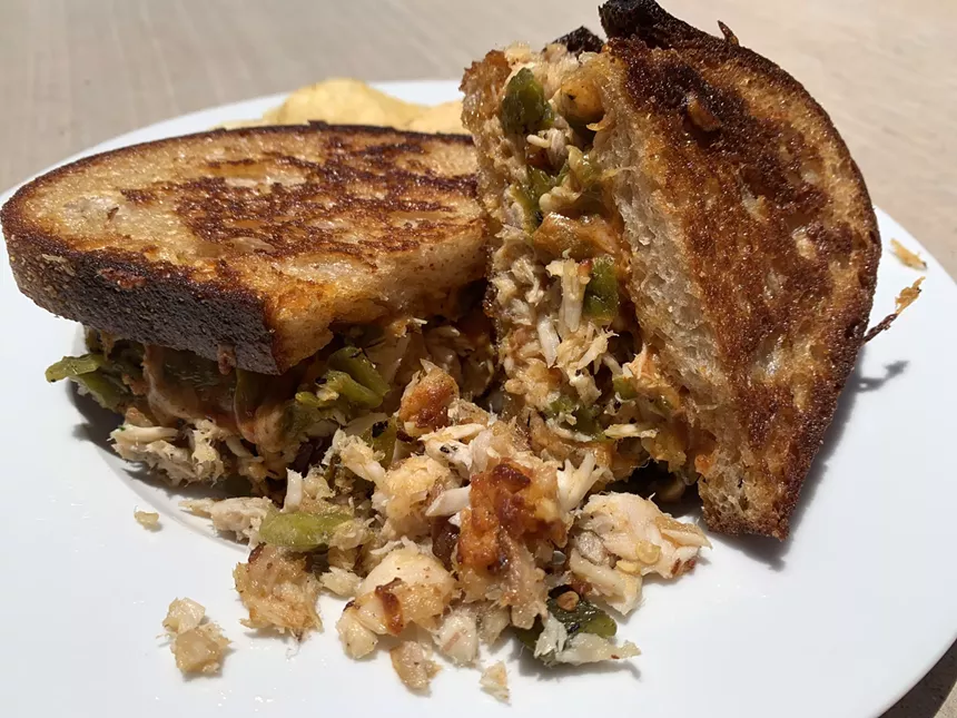 Chile tuna melt at Chula Seafood.