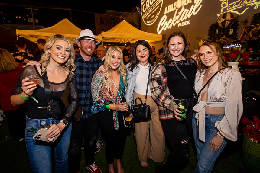 A group at the Arizona Cocktail weekend event Top Bars.