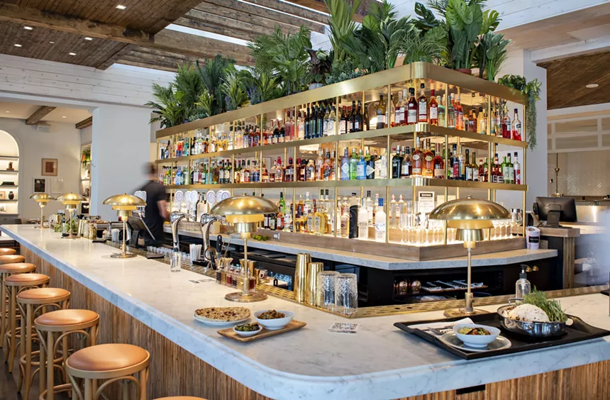 Bar seating at Francine.