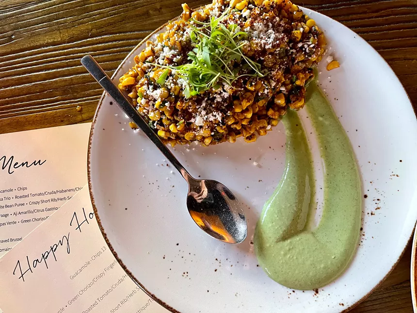 Elote at Vecina.