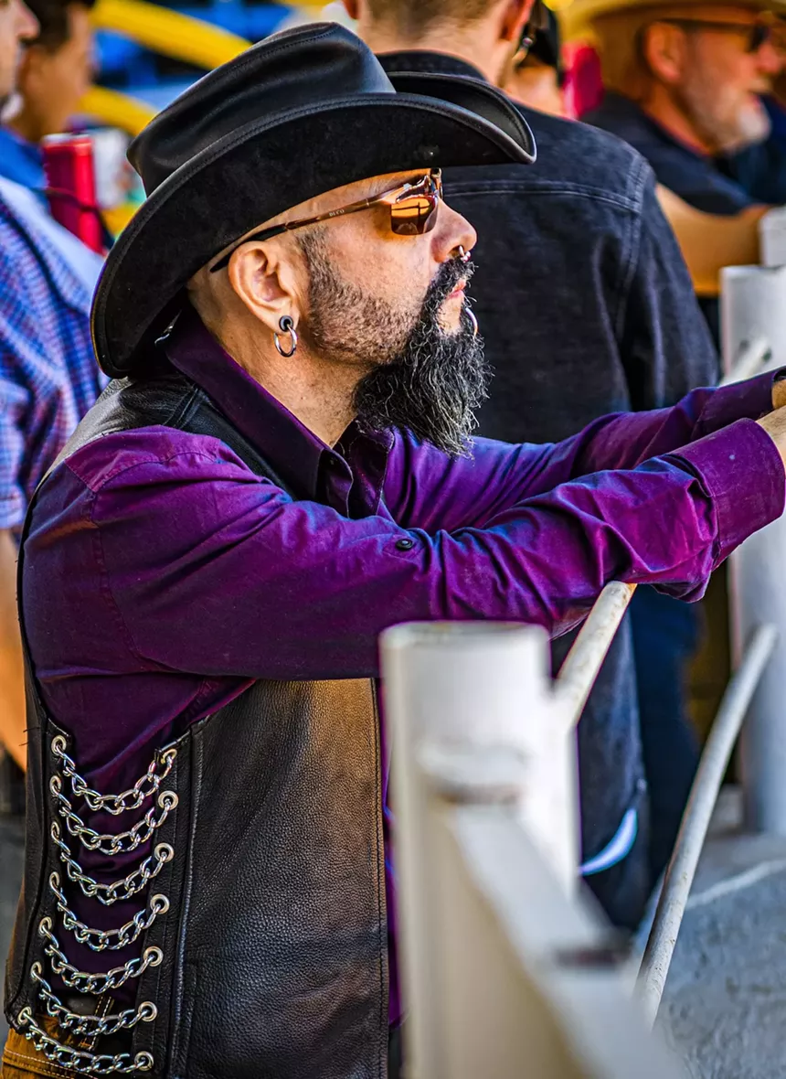Attendee at Arizona Gay Rodeo