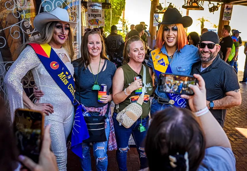 Rodeo royalty at the Arizona Gay Rodeo