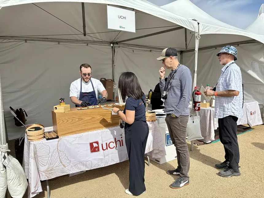 Uchi tent at Devour.