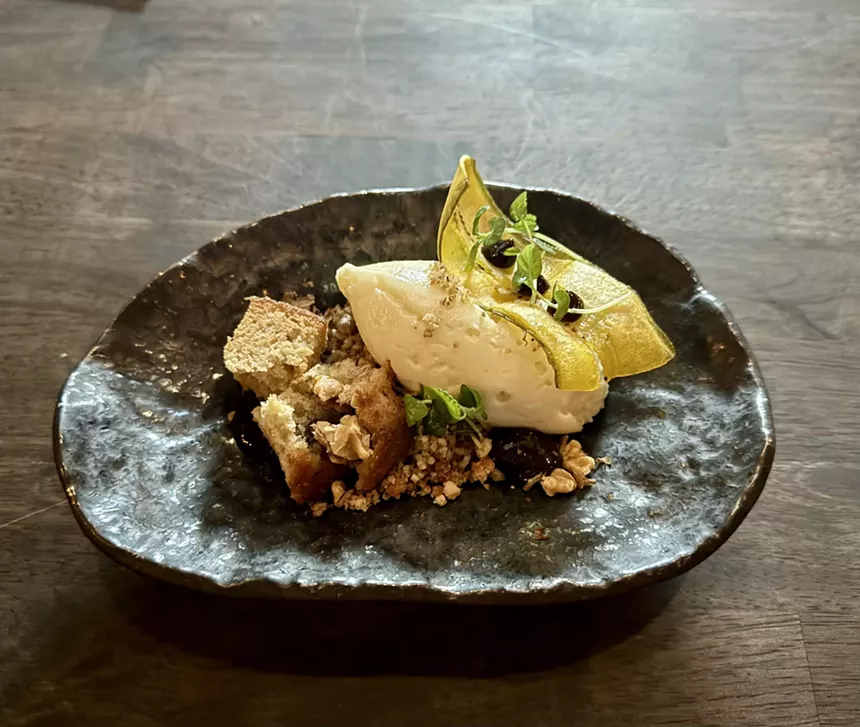 The Banana Cheesecake at Pretty Penny.