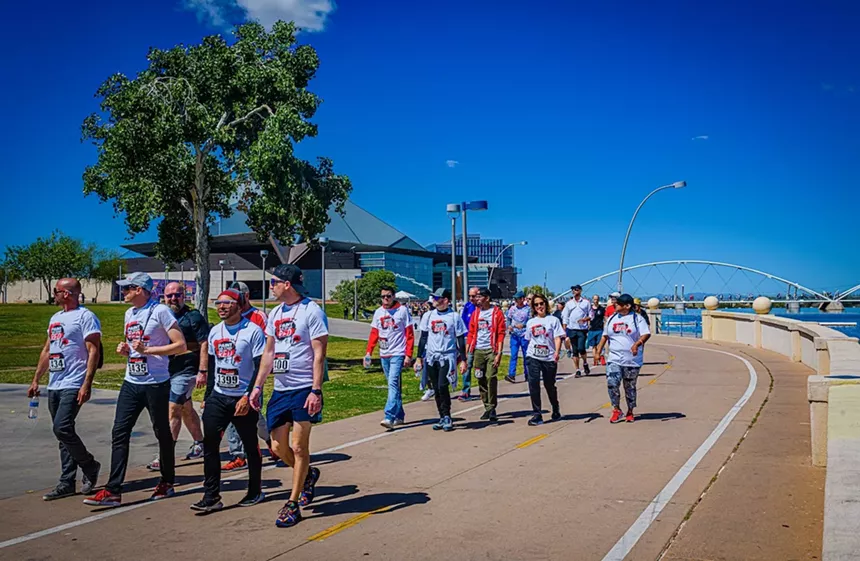 Walkers at AIDS Walk Arizona