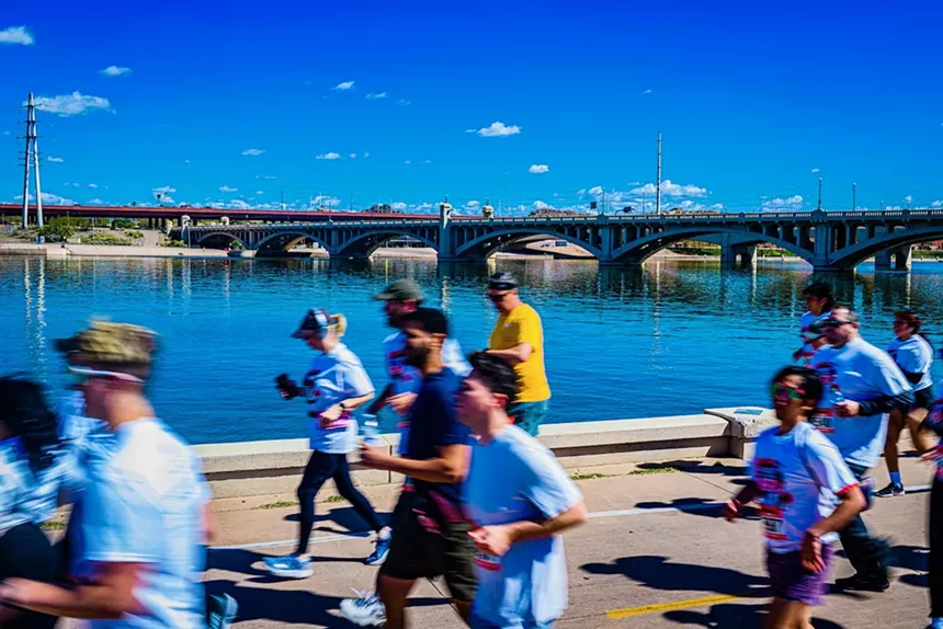 Participants at AIDS Walk Arizona