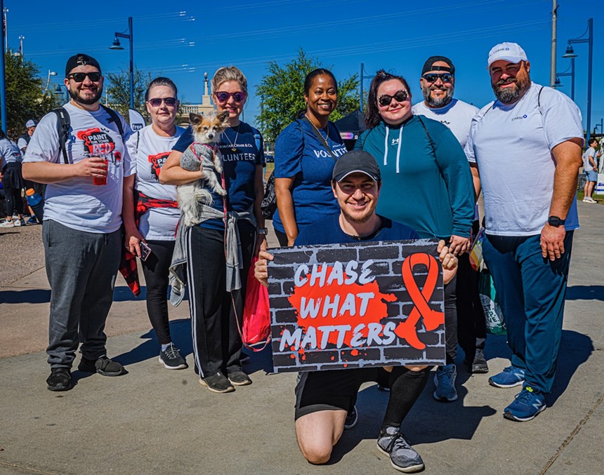 Group of participants at AIDS Walk Arizona