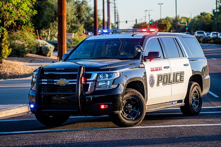 Gilbert police cruiser