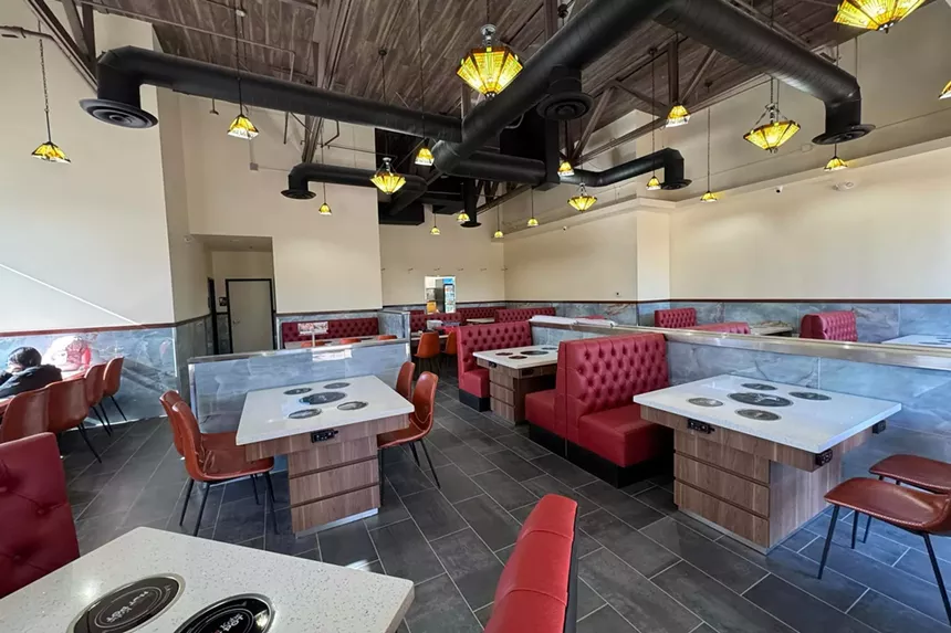 Inside Tempe's BoSa Kobe Hot Pot.