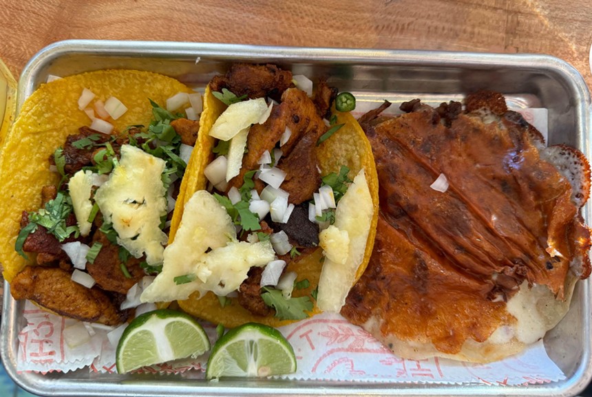 Taco platter from Taco Chelo.