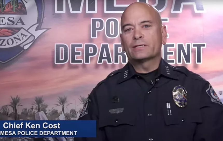 Mesa Police Chief Ken Cost