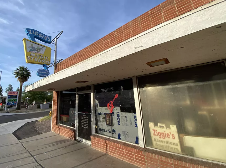 A storefront.