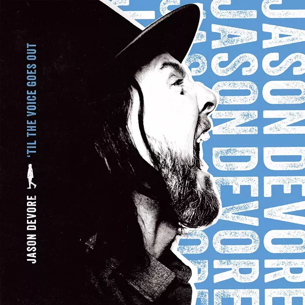 An album cover with a man yelling.