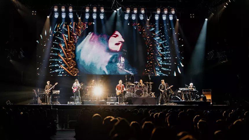 A rock concert.