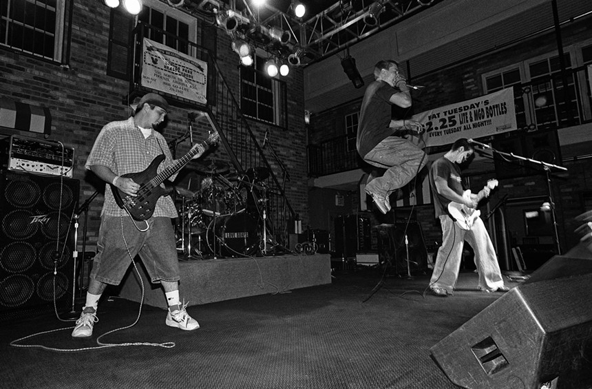 A band playing onstage.