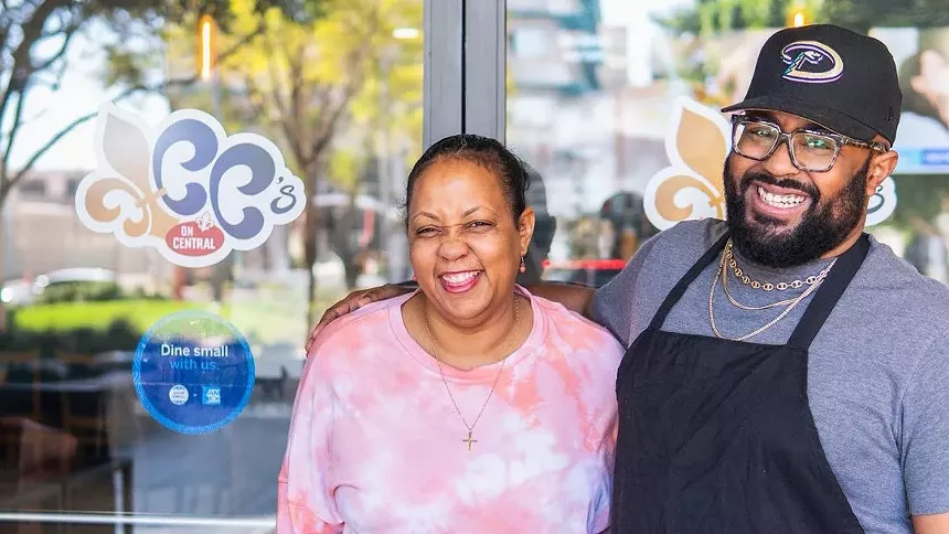 Sharon and Devan Cunningham.