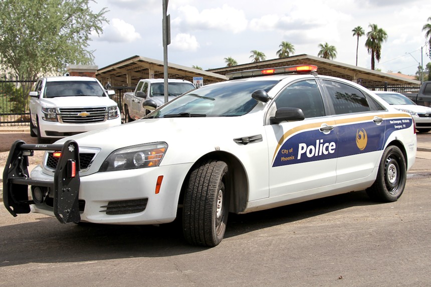 A Phoenix police car