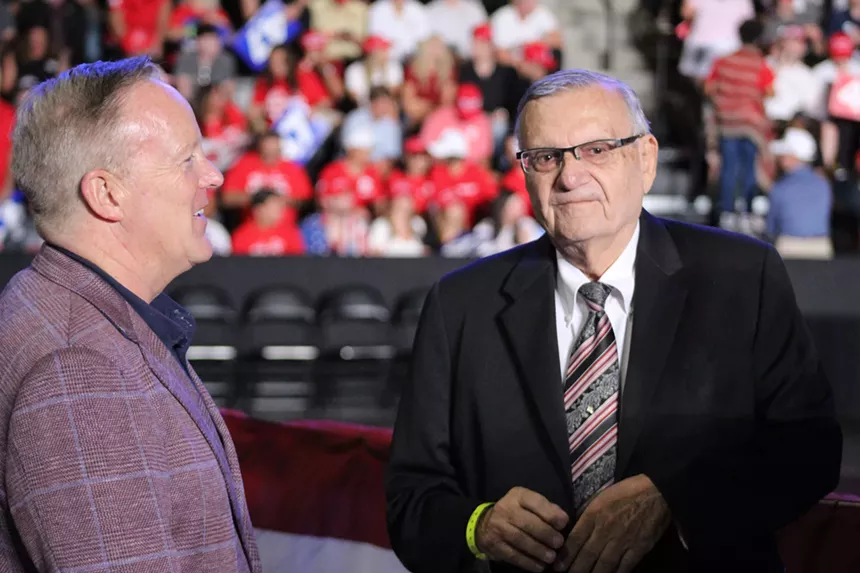 sean spicer and joe arpaio