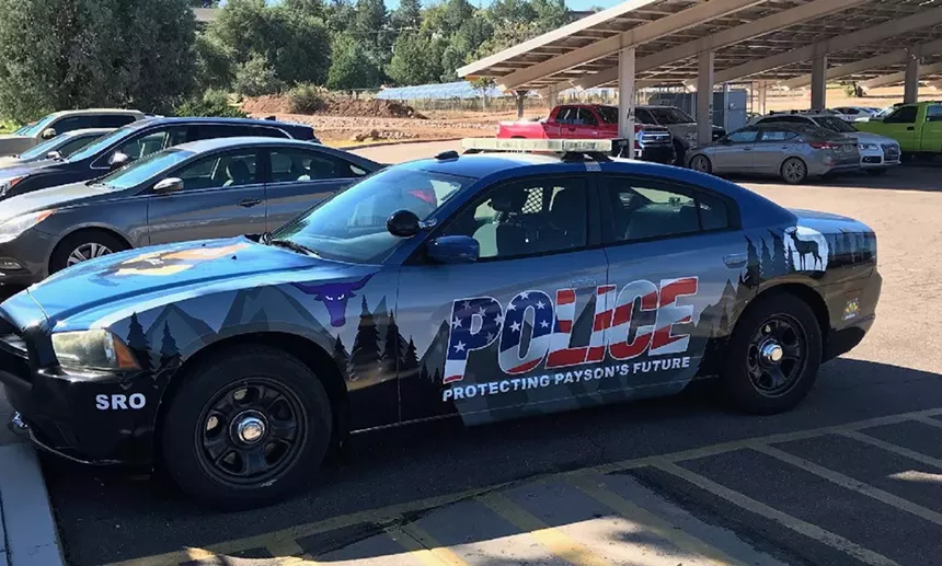 a payson police car
