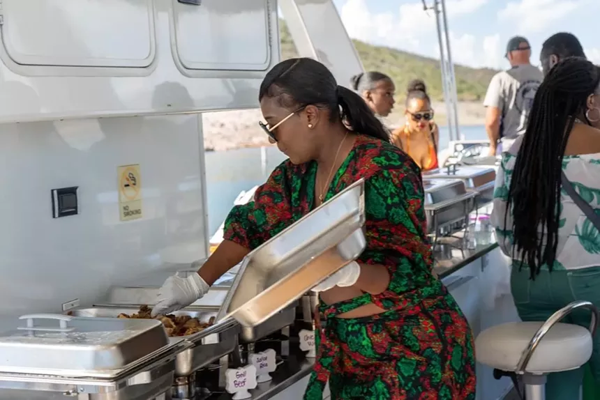 Patience Ogunbanjo stirs food