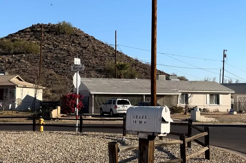 a home in a neighborhood