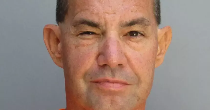 a man in a mugshot