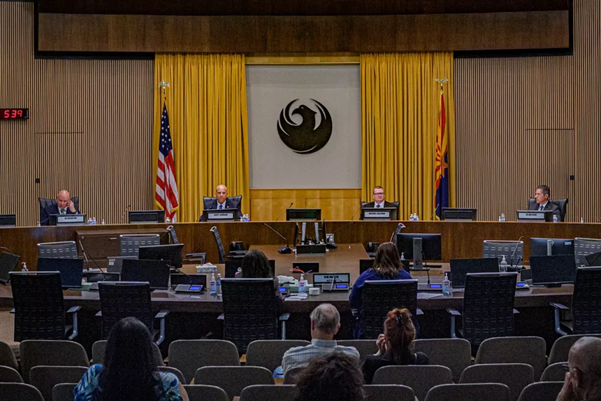 the phoenix city council chamber