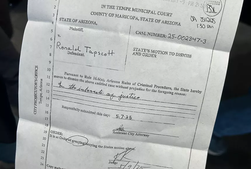 A paper motion to dismiss a citation