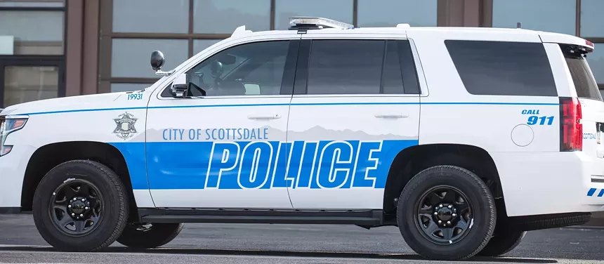 a scottsdale police SUV