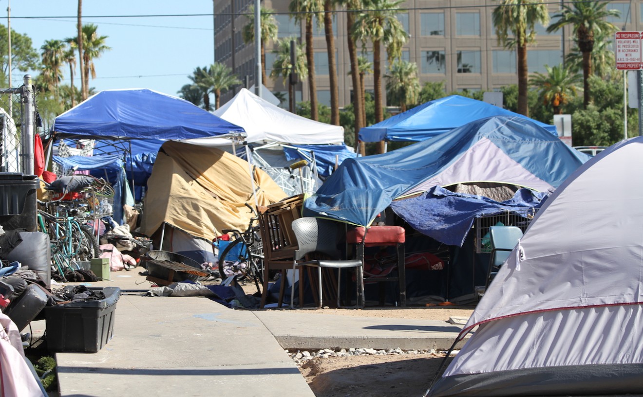 Some estimates put the population of the Zone in downtown Phoenix at about 1,500 people.