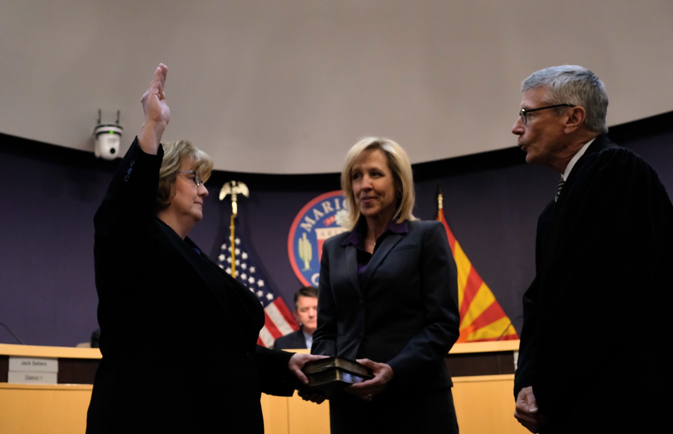 Rachel Mitchell is sworn in as Maricopa County Attorney.