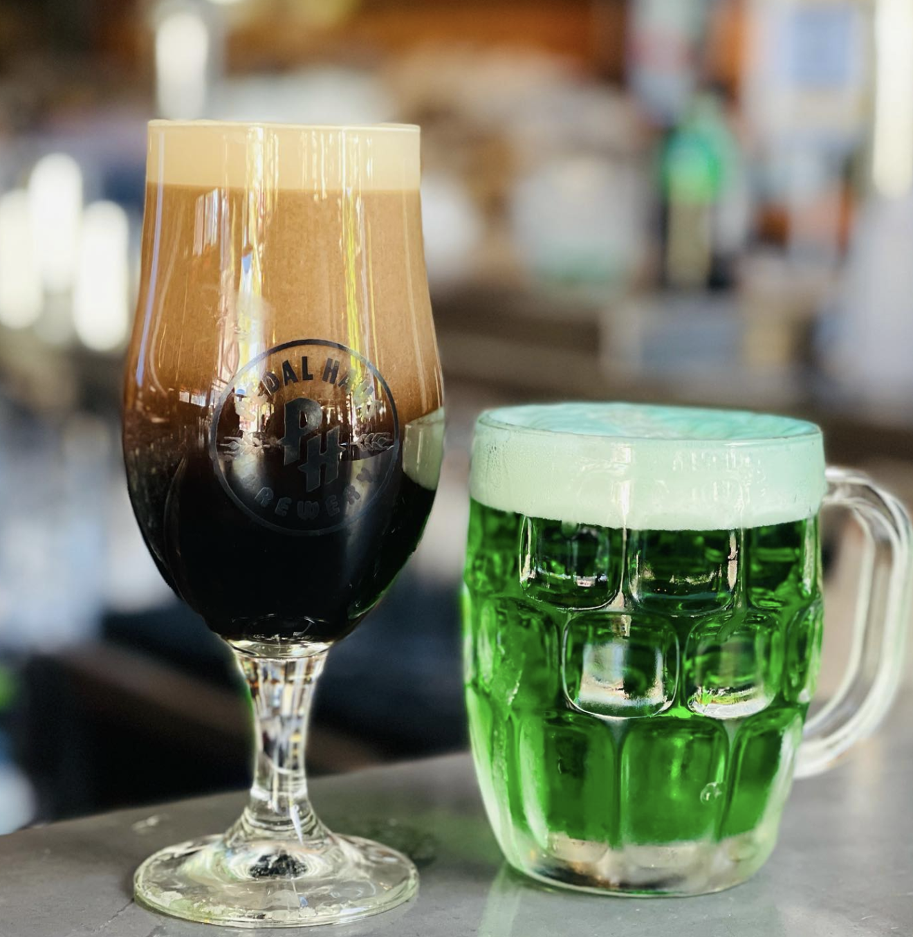 Green beer is a must for the lucky holiday.