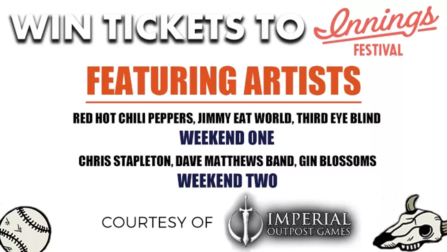 WIN TICKETS TO INNINGS FESTIVAL! - Vimarsana News
