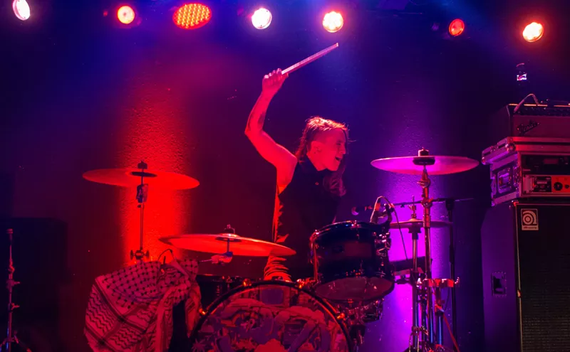 Image: Venomous Pinks' drummer Cassie Jalilie is battling cancer and more