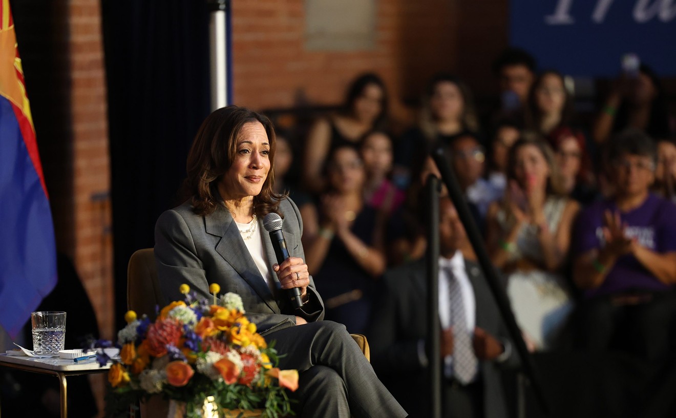 Vice President Kamala Harris stumps for abortion rights in Phoenix