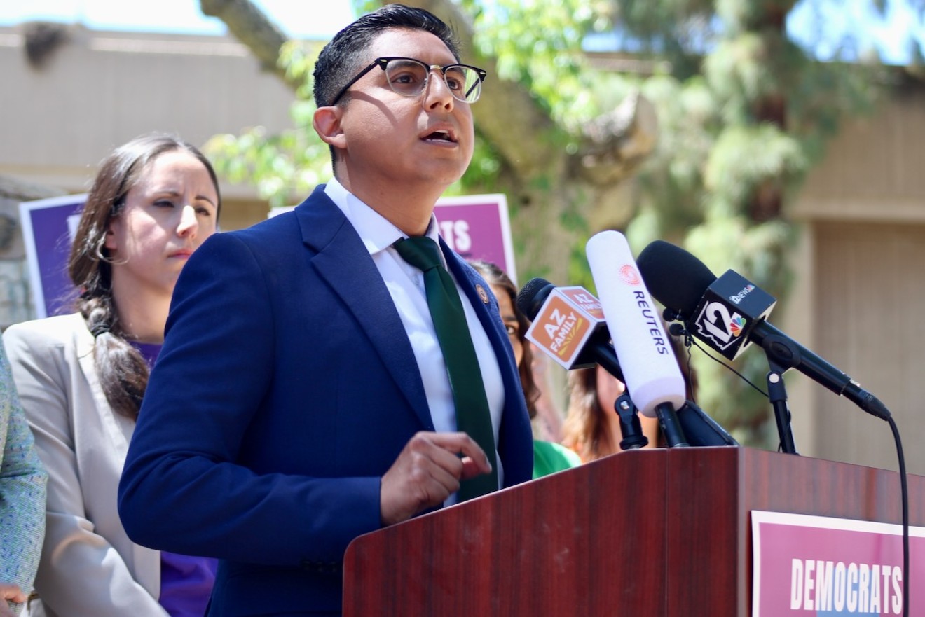 State Rep. Oscar De Los Santos, a Phoenix Democrat, criticized Republicans on Wednesday for blocking a vote to repeal Arizona's near-total abortion ban.